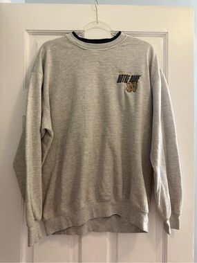 vintage notre dame crewneck sweater